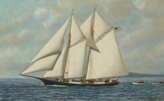 Antonio Nicolo Gasparo Jacobsen - A Two Masted Schooner
