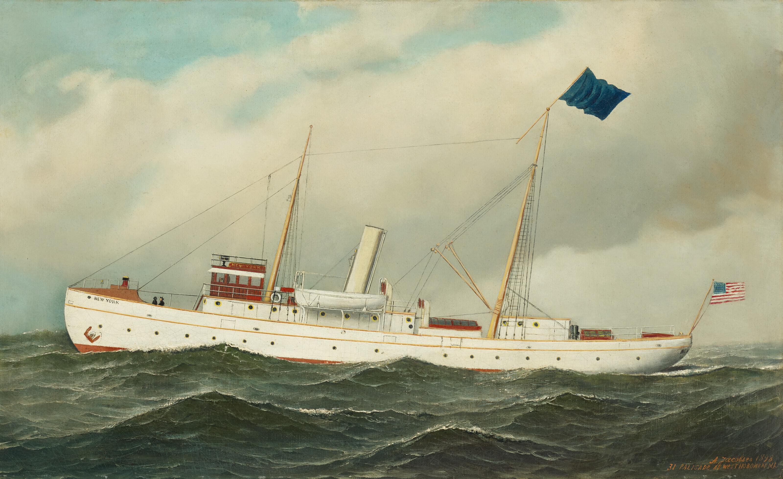 Antonio Nicolo Gasparo Jacobsen - Screwpilot Boat \'New York\'