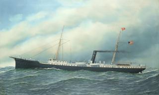 Antonio Nicolo Gasparo Jacobsen - SS Hudson of the Cromwell Line, New York