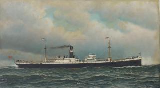 Antonio Nicolo Gasparo Jacobsen - The S.S. Suruga inward-bound