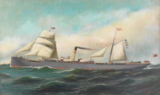 Antonio Nicolo Gasparo Jacobsen - The Screw Steamer Glanystwyth