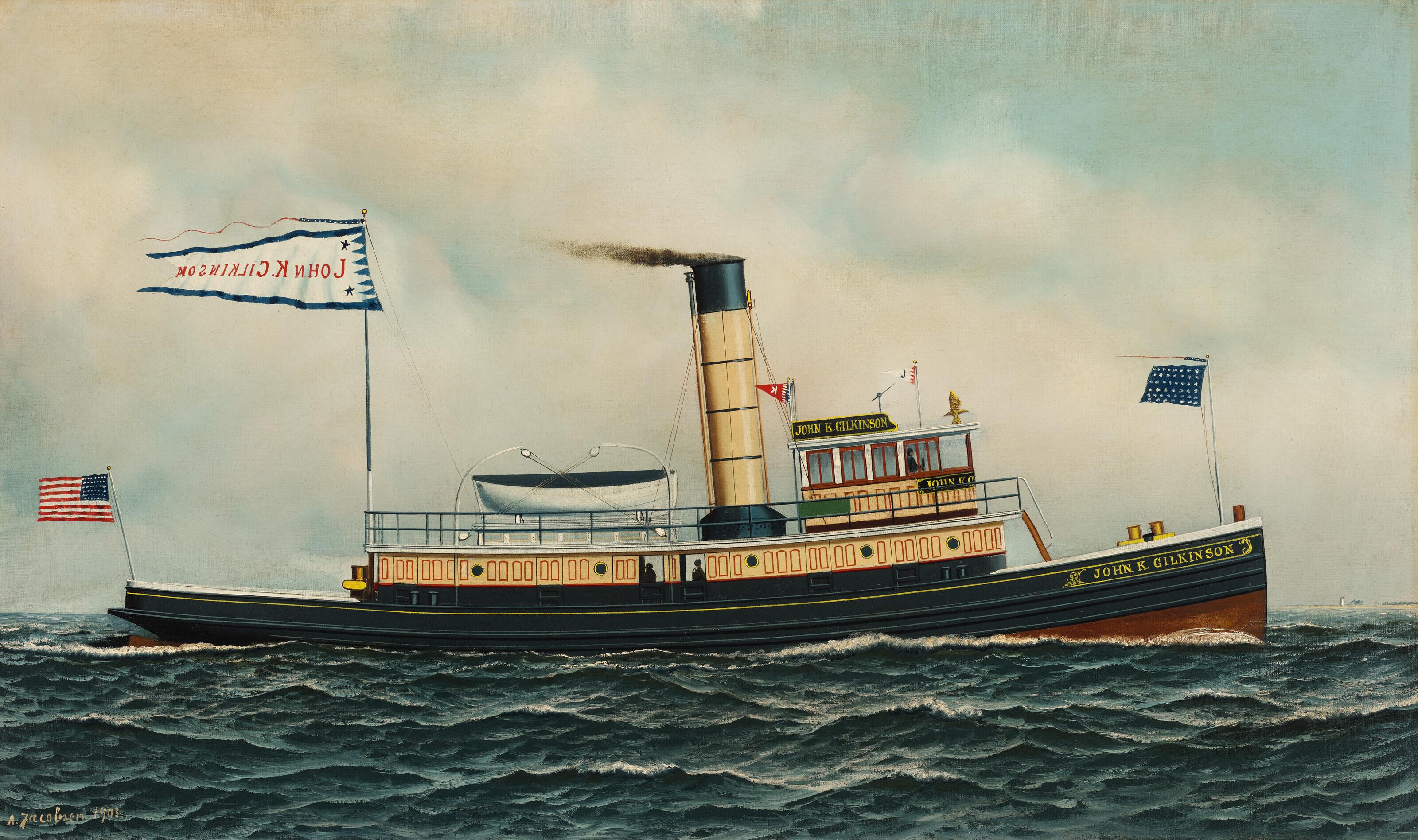 Antonio Nicolo Gasparo Jacobsen - The Screw Tug \'John K. Gilkinson\'