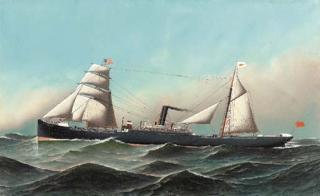 Antonio Nicolo Gasparo Jacobsen - The steam sail ship Critic