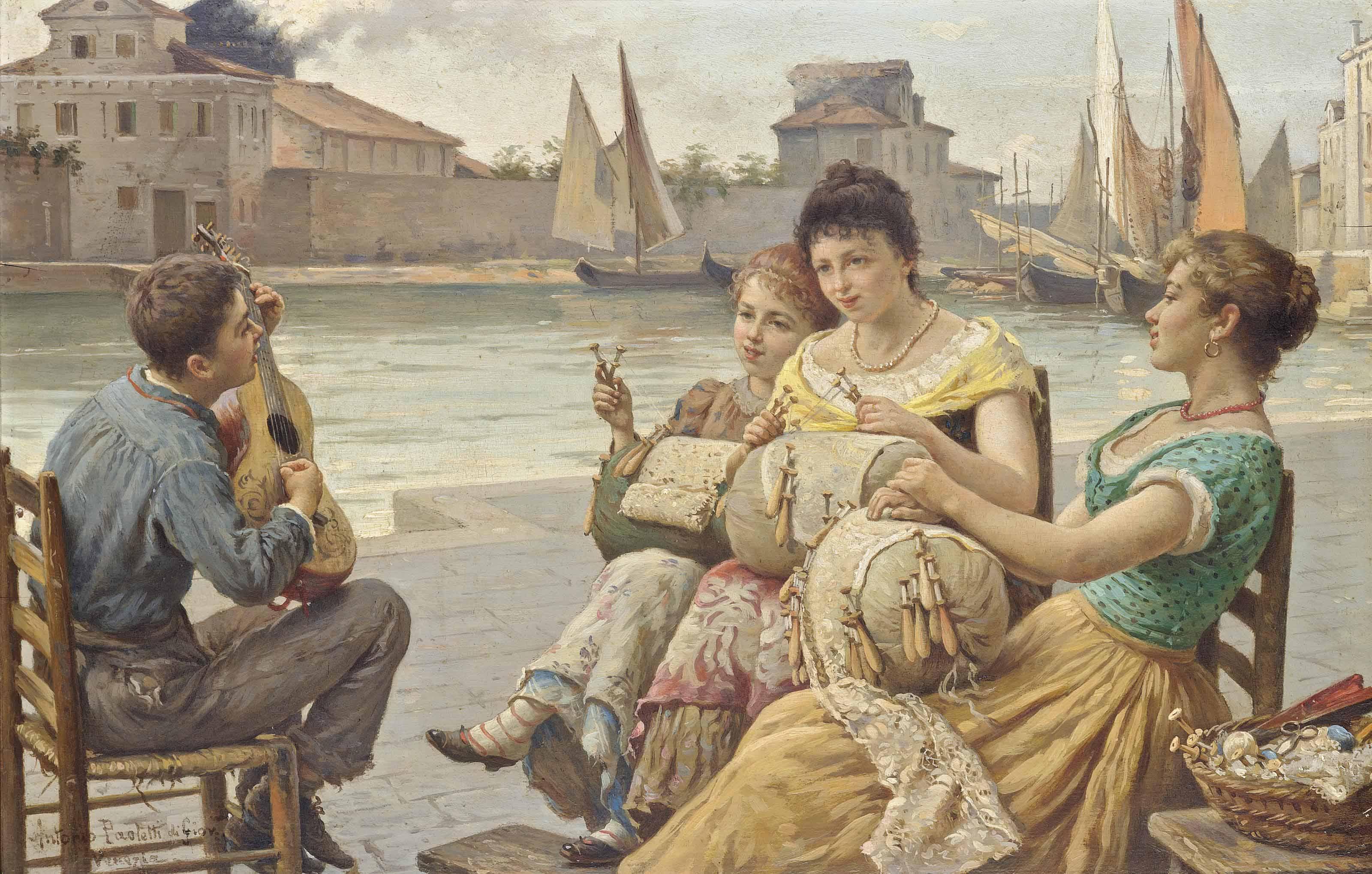 Antonio Paoletti - A Serenade For The Lacemakers, Venice
