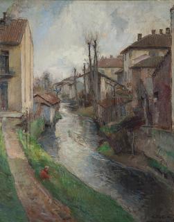 Antonio Piatti - La roggia alla certosa