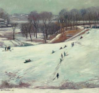 Antonio Pietro Martino - Sledding, Manayunk, Pennsylvania