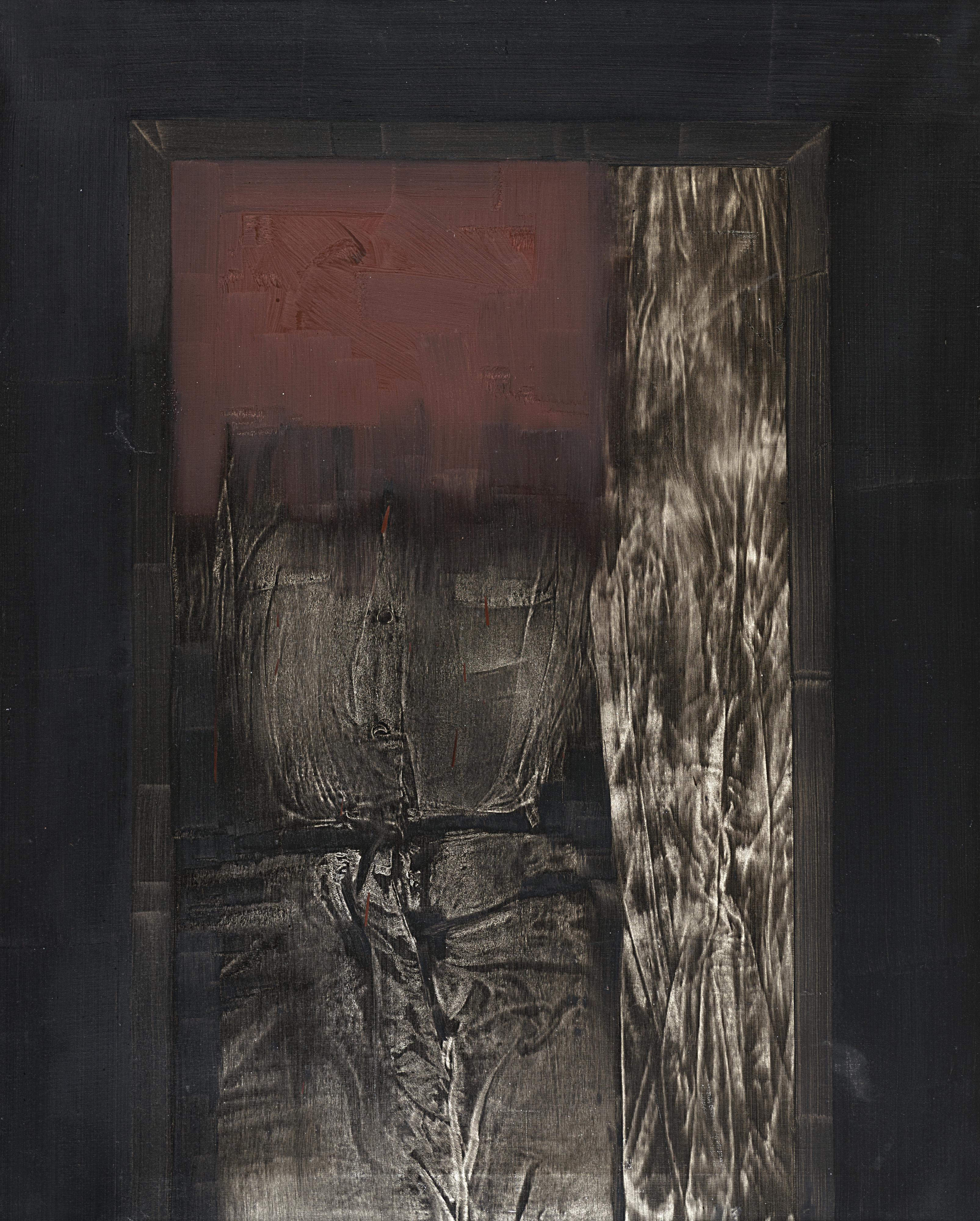 Antonio Recalcati - Figura sotto la porta