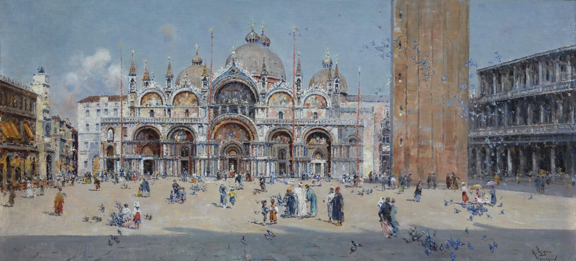 Antonio Reyna - Spanish St Mark\'S Square, Venice