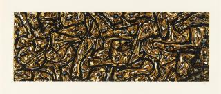 Antonio Saura - Aus: »Asedio« (Bl. 3)