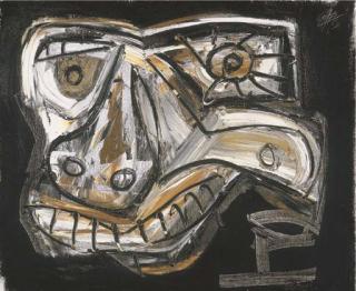 Antonio Saura - Autoportrait