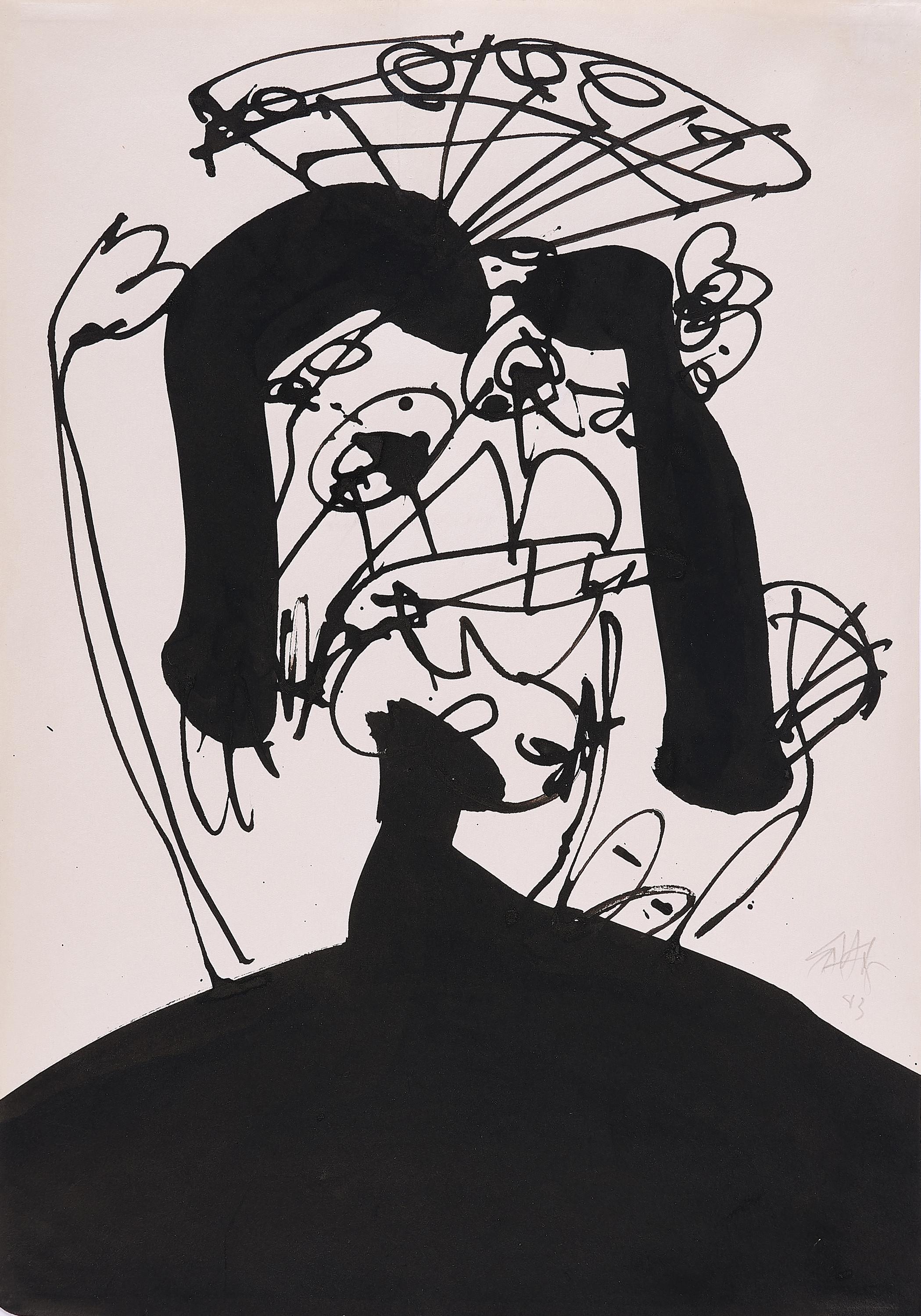 Antonio Saura - Carmen.