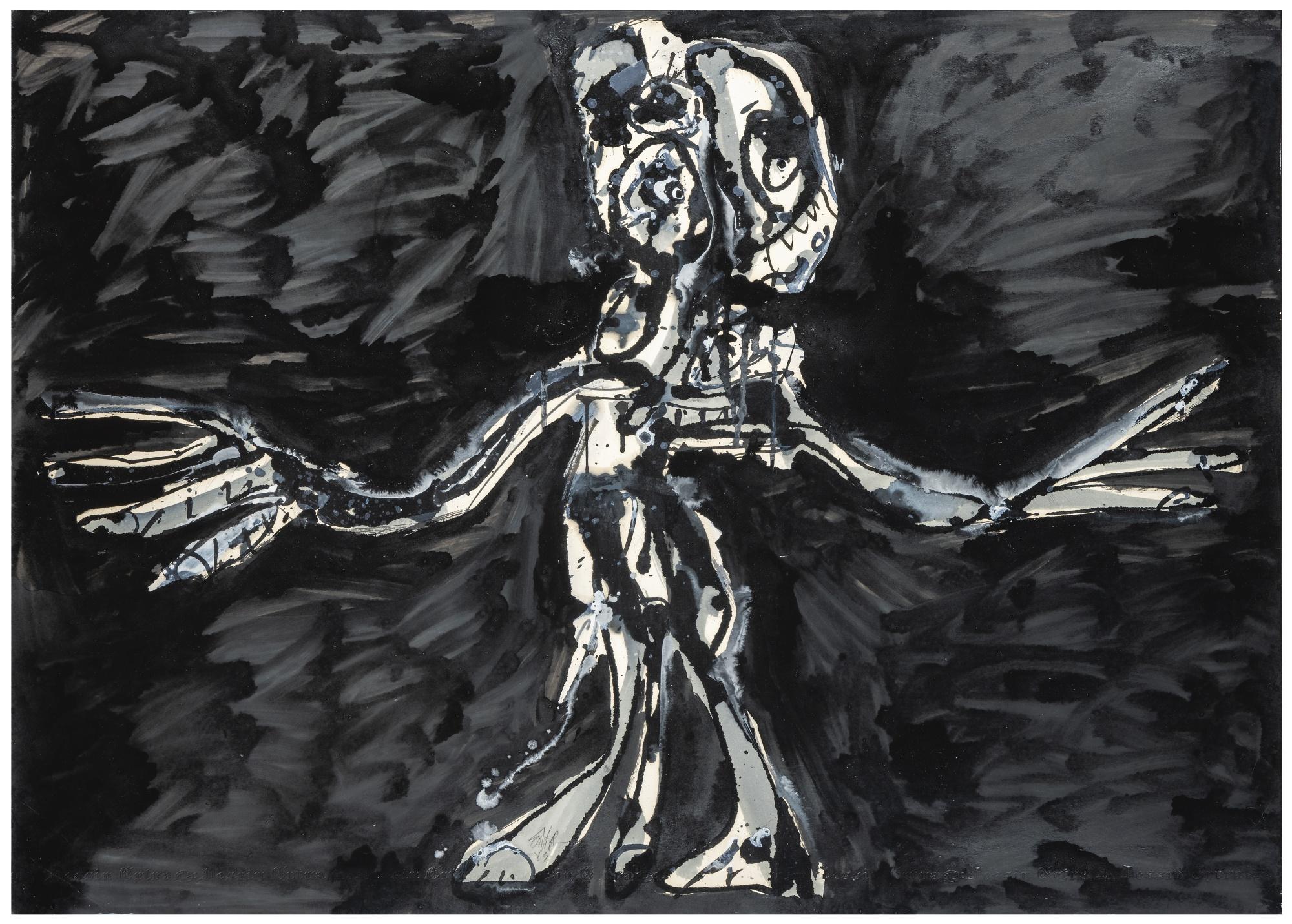 Antonio Saura - Crucifixión