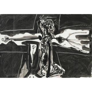 Antonio Saura - Crucifixion