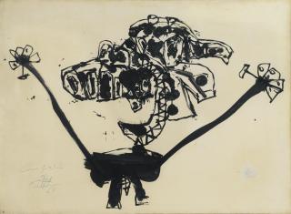 Antonio Saura - Crucifixion