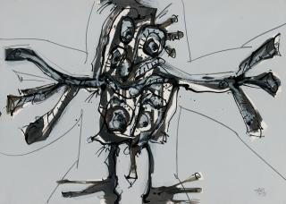 Antonio Saura - Crucifixion