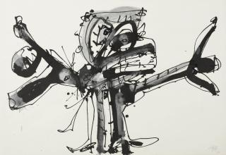 Antonio Saura - Crucifixion