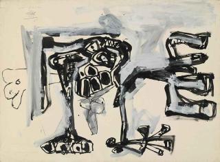 Antonio Saura - Crucifixión