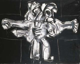 Antonio Saura - Crucifixión