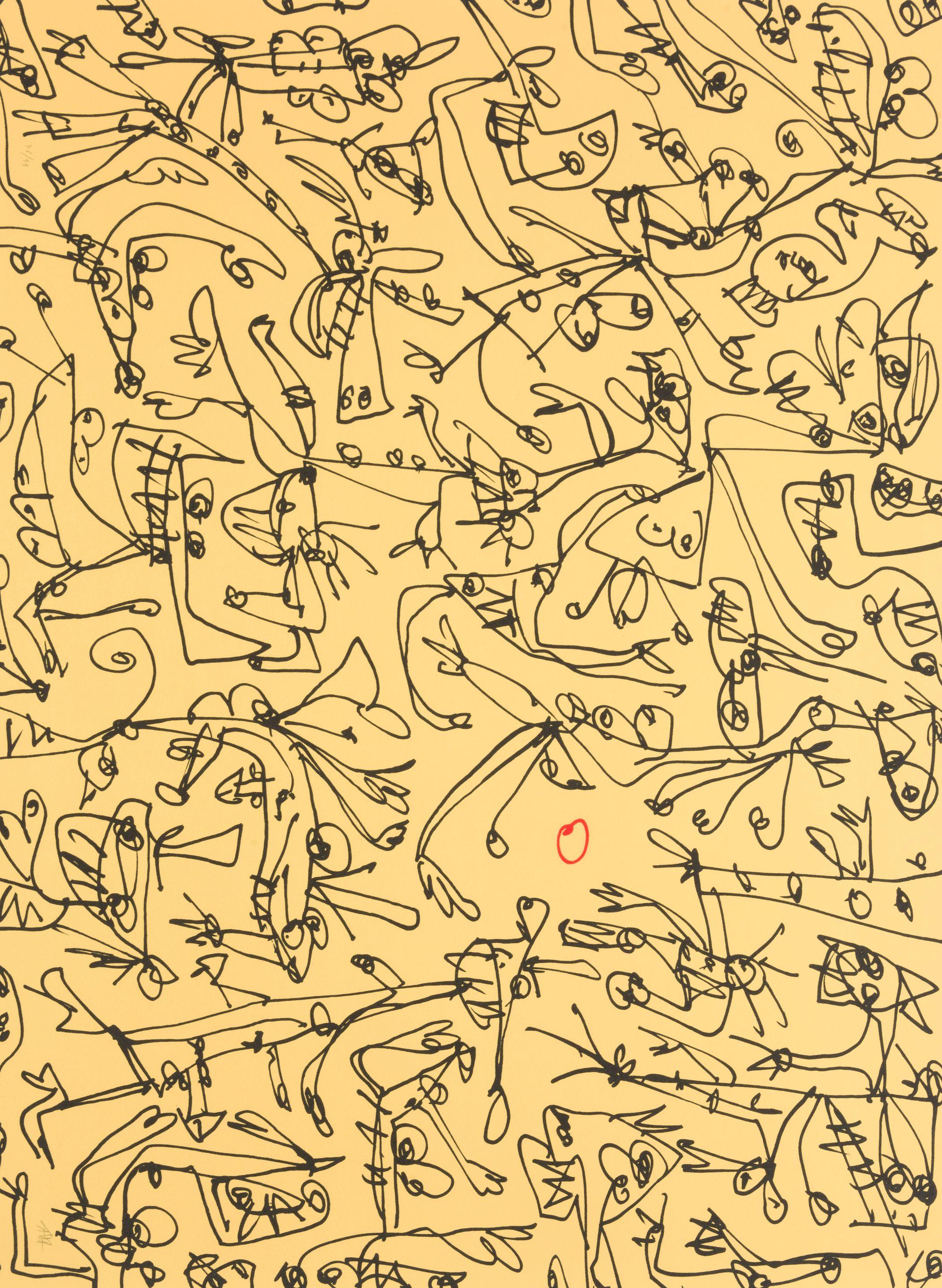 Antonio Saura - Danse du soleil, 1996