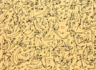 Antonio Saura - Danse du soleil, 1996