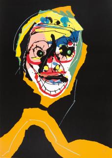 Antonio Saura - Folge von 6 Bll.: Lichtenberg: Aphorismen.