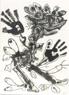 Antonio Saura - [Four Works], from Novisaurias (G. 79, 81-83; G. 42)