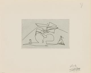 Antonio Saura - La Cámara Ardiente o Los Amores Célebres