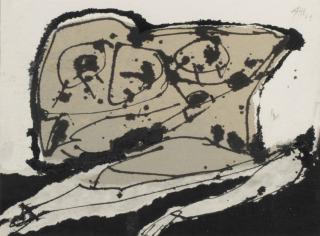 Antonio Saura - Le Petit Chien De Goya