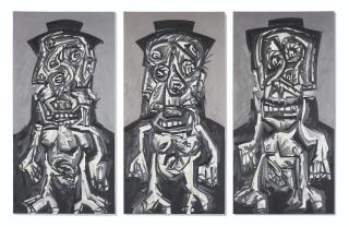 Antonio Saura - Les trois grâces