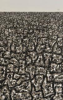 Antonio Saura - Multitud, 1982