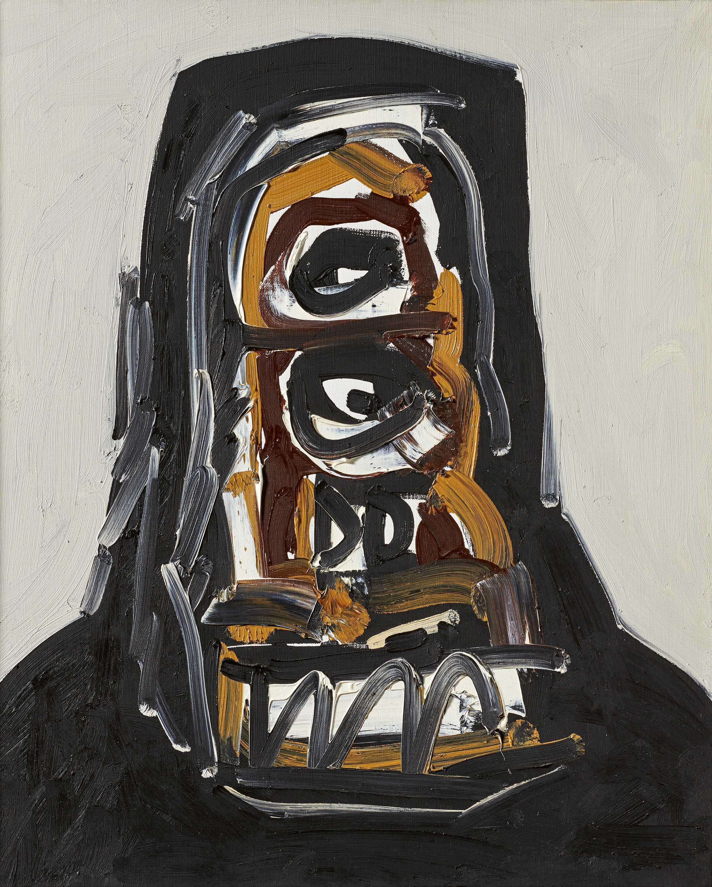 Antonio Saura - Retrato 4-96.