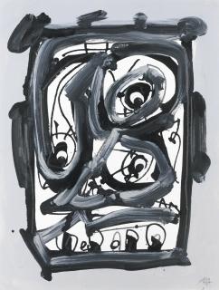 Antonio Saura - Tête