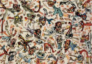 Antonio Saura - The Cocktail Party