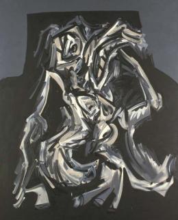 Antonio Saura - Tlacolteut dans son fauteuil