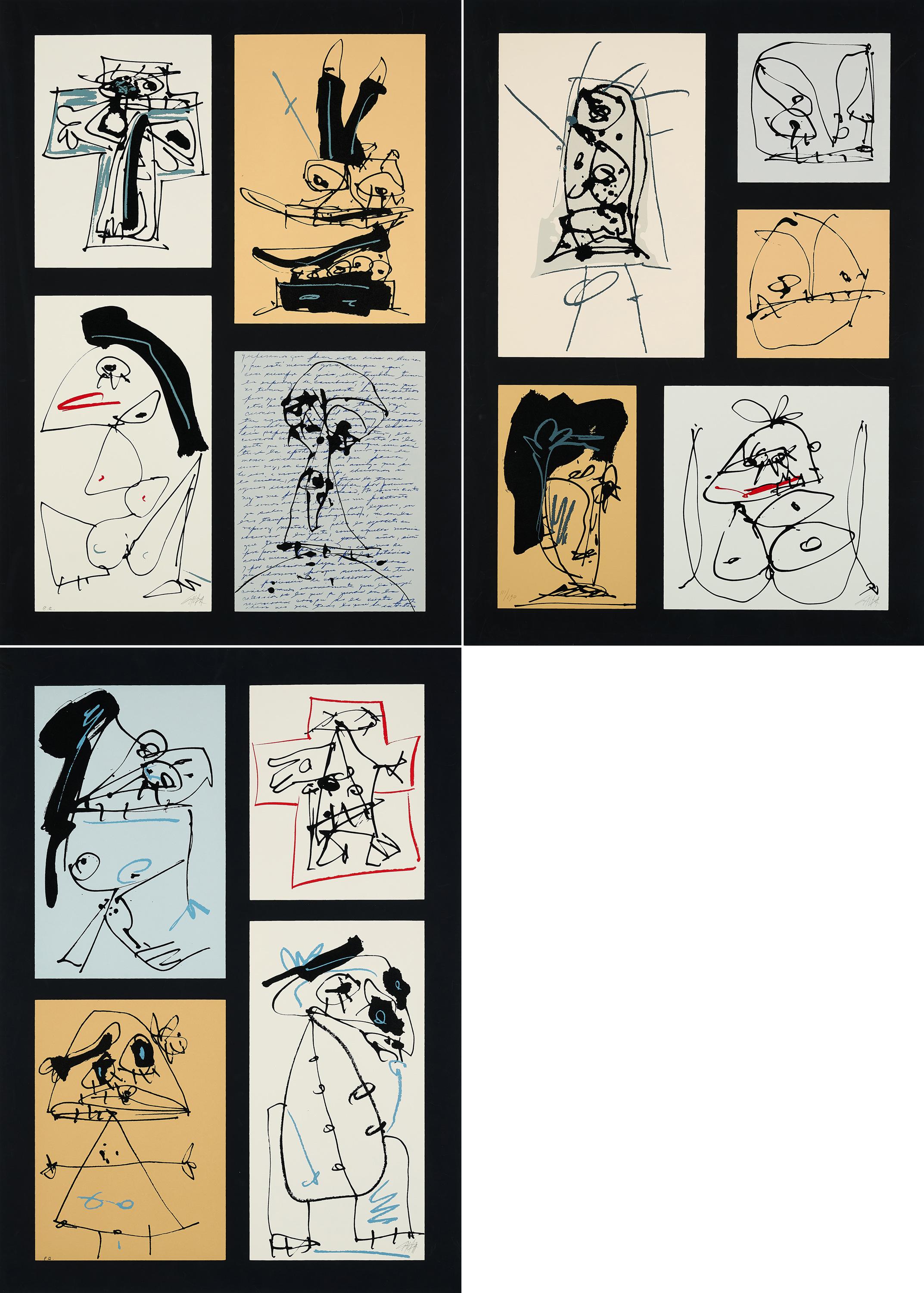 Antonio Saura - Tríptico de Amsterdam.