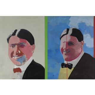 Antonio Seguí - Double-Portrait