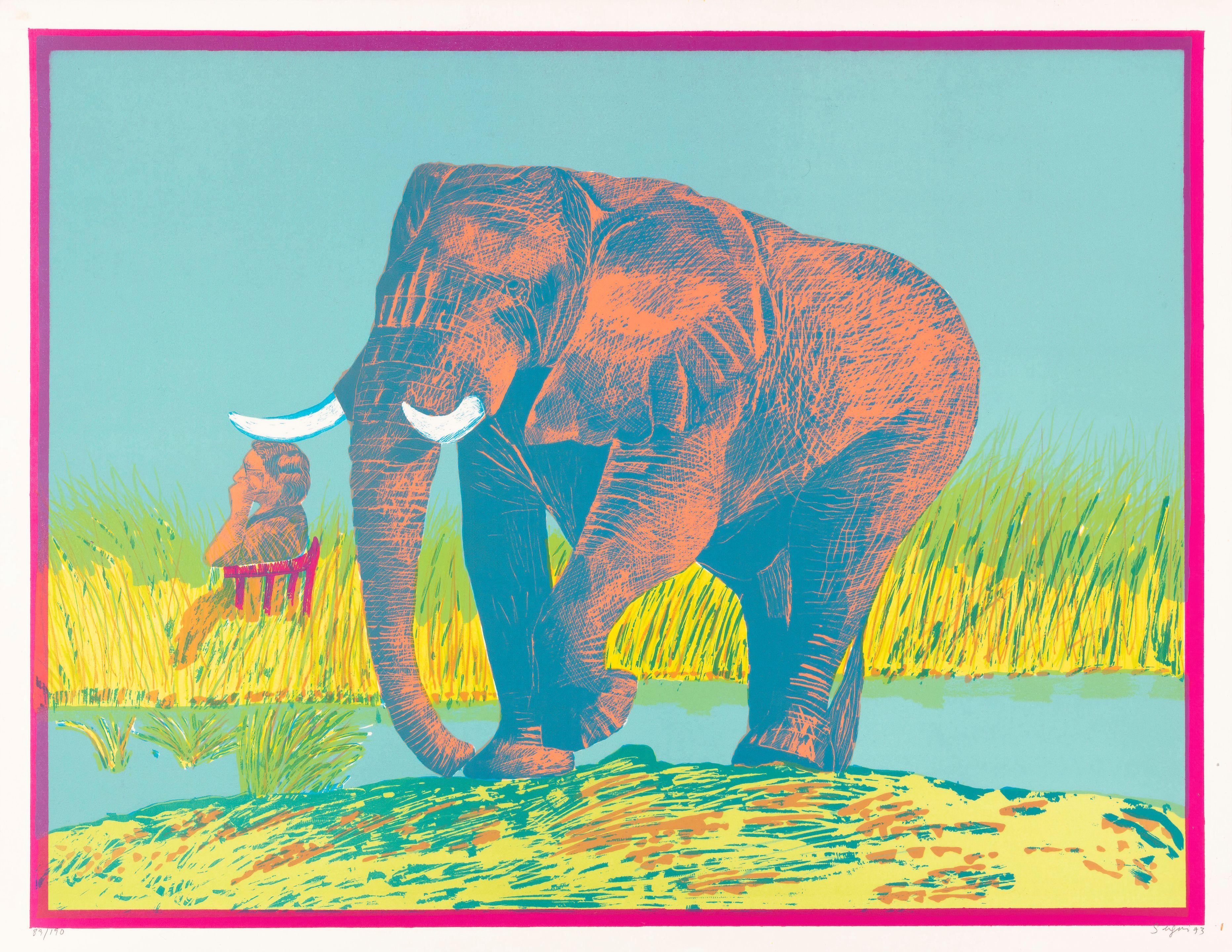Antonio Seguí - Elefante, 1973