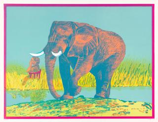 Antonio Seguí - Elefante, 1973