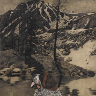 Antonio Seguí - Landscape With St. Bernard