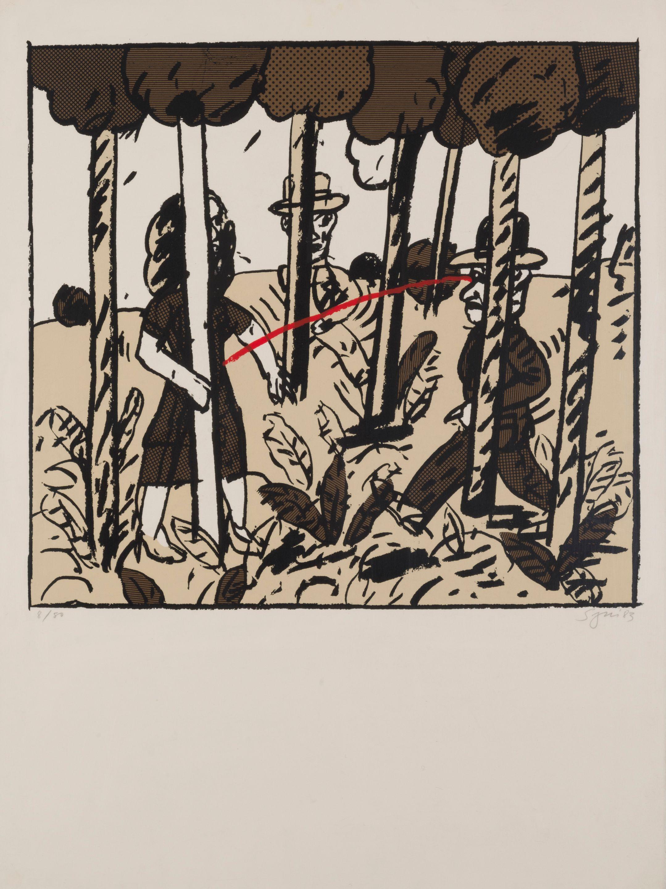 Antonio Seguí - Sans titre, 1983