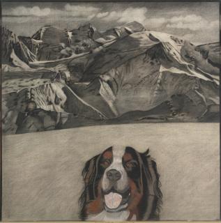 Antonio Seguí - St. Bernard En Un Paisaje