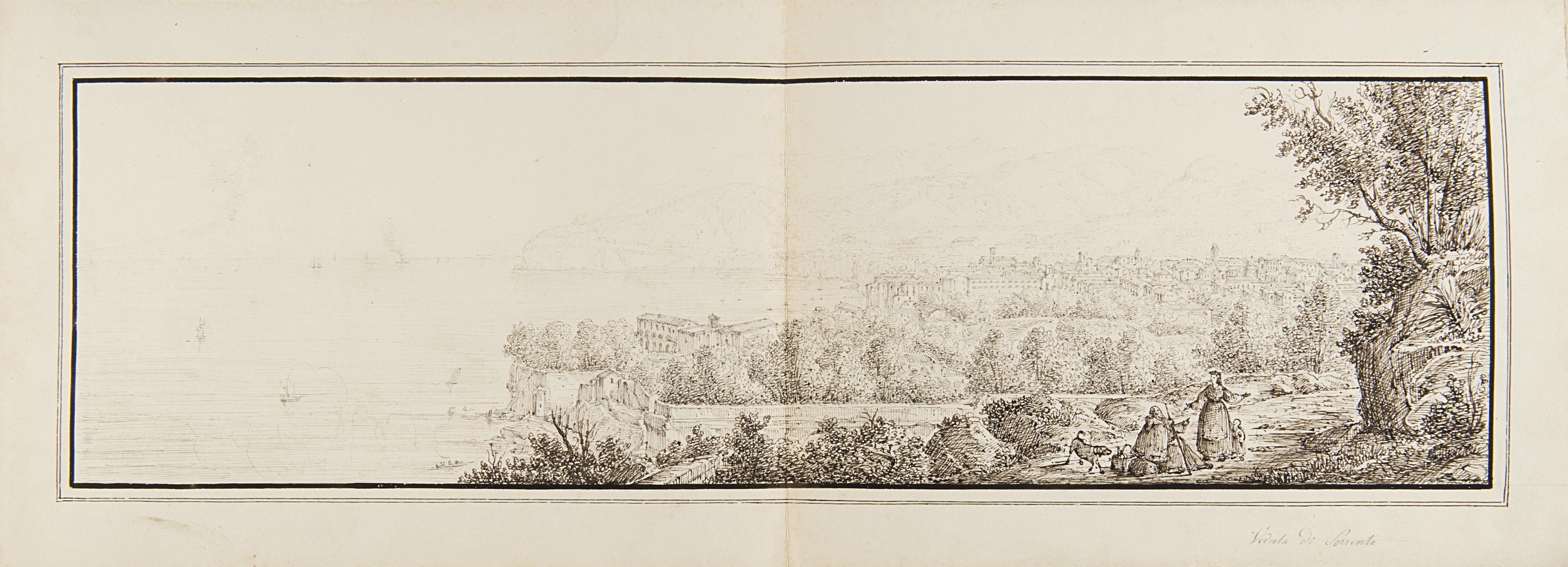 Antonio Senape - Veduta di Sorrento