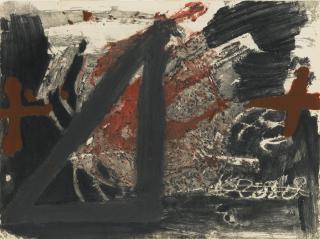 Antonio Tapies - Triangle (Galfetti 610)