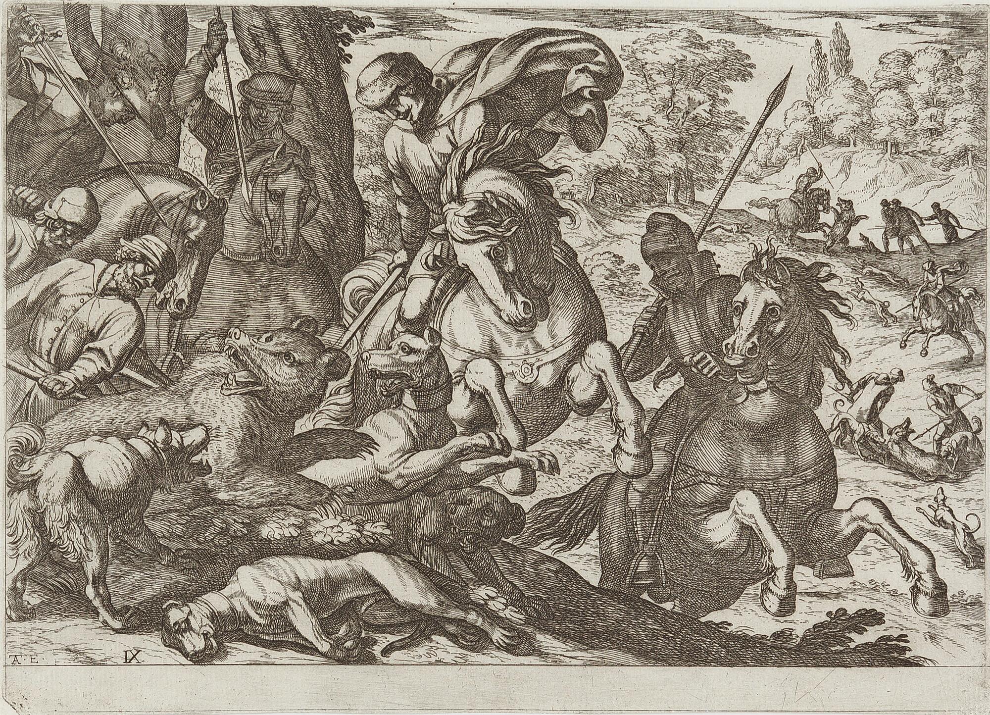 Antonio Tempesta - Bärenjagd.