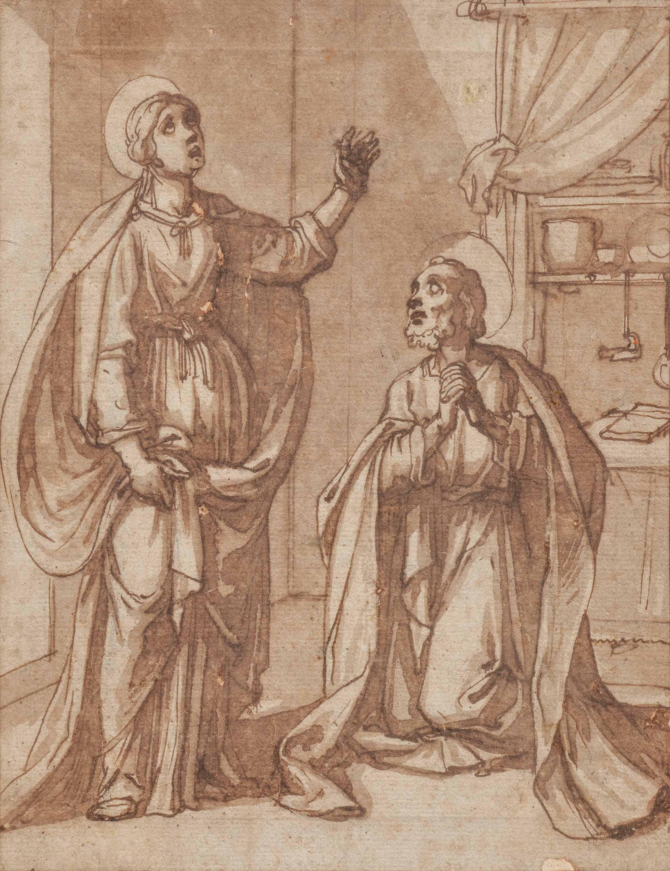 Antonio Tempesta - Zwei Heilige in Ekstase.