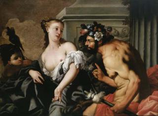 Antonio Zanchi - Hercules and Omphale