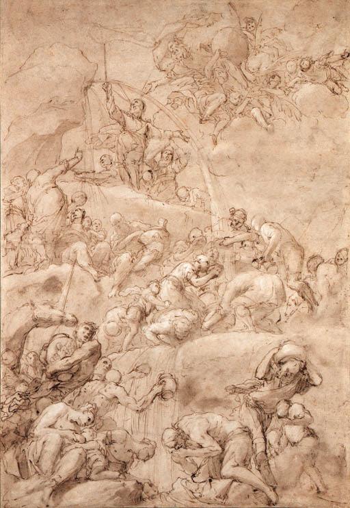 Antonio Zanchi - Moses striking the Rock