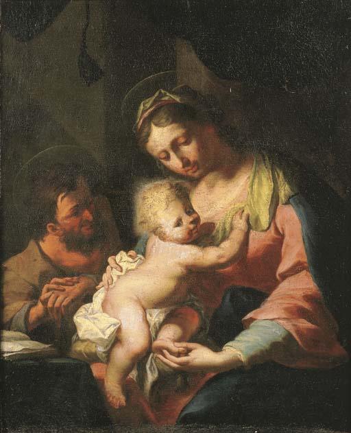 Antonio Zanchi - Sacra Famiglia