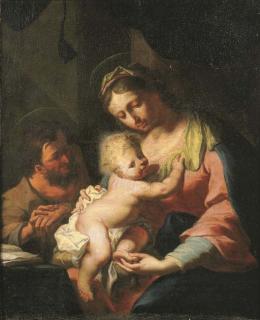 Antonio Zanchi - Sacra Famiglia