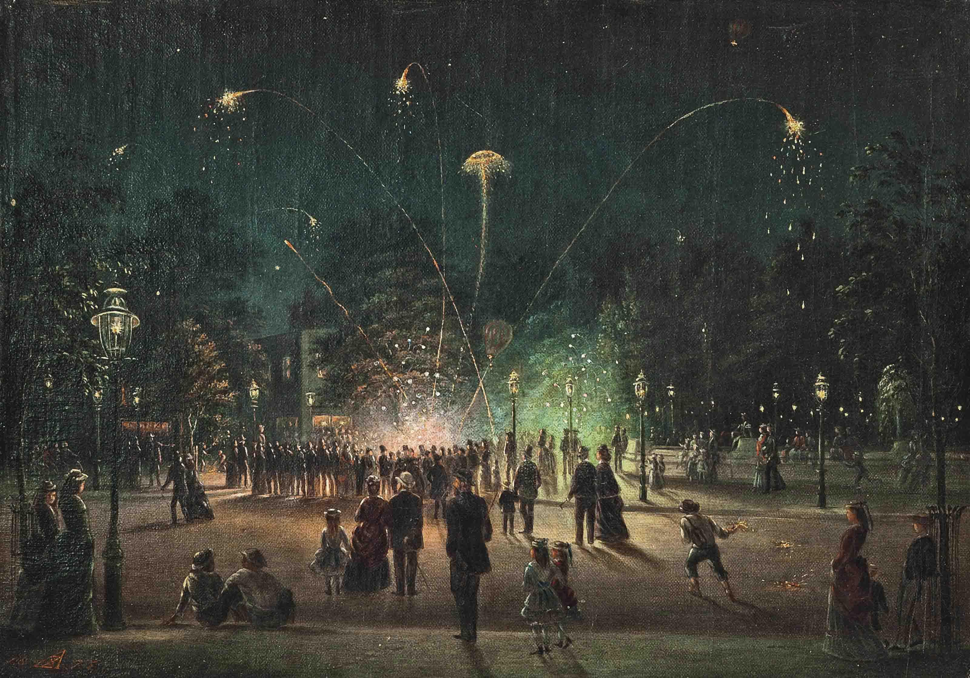 Antonion Zeno Shindler - Fireworks, 4th July
